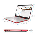 HP® 15.6" HD Laptop with Intel N5000, 4GB RAM, 128GB SSD (2020 Release) product image