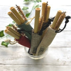 Jungle Straws® Reusable Bamboo Drinking Straws with Cleaning Brush & Pouch product image
