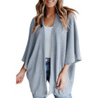 Women's Cocoon Lightweight Kimono-Sleeve Sweater Cardigan product image