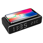 LED Alarm Clock with Wireless Charger and USB Port product image