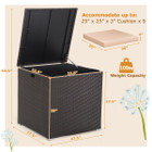 72-Gallon Rattan Outdoor Storage Box with Liner product image