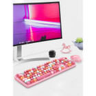 Retro Keyboard and Mouse Combo Set product image