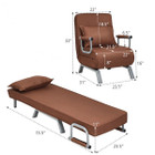 Folding 5-Position Convertible Sleeper Chair product image