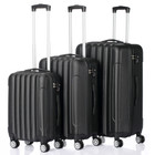 3-Piece Travel Luggage Suitcase Set with Metal Frame & TSA Lock product image