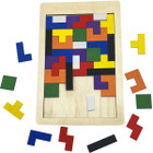 40-Piece Wooden Tetromino Jigsaw Puzzle Brain Teaser Game product image