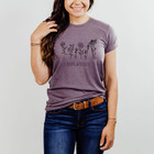 'Raising Wildflowers' with Flower Graphic Short-Sleeve T-Shirt product image