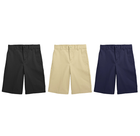 Boys' Flat-Front Twill School Uniform Shorts (3-Pack) product image