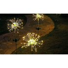 Solarek® 2-Piece Solar Powered Starburst Firework 120-LED Garden Path Lights product image