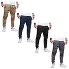 Men's 100% Cotton Solid Twill Chino Joggers product image