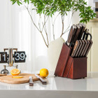 15-Piece Stainless Steel Knife Block Set with Ergonomic Handle product image