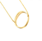 18K Gold-Plated Sideway Initial Necklace product image
