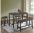 Solid Wood 4-Piece Counter Height Table Set product image