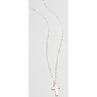 18K Gold-Plated Tiny Cross Necklace product image