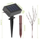 Solarek® 60-LED Branch Leaf Solar Garden Light (3-Pack) product image