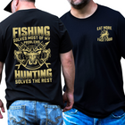 Men's 'Fishing Solves Most of My Problems...' T-Shirt product image