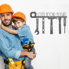 Personalized 'No One Else Measures up to Dad' Metal Wall Sign product image