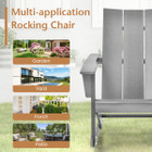 Adirondack Rocking Chair with Curved Back for Balcony product image