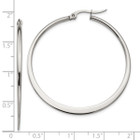Stainless Steel Polished 43mm Diameter Hoop Earrings product image