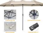 Outdoor 15' X 9' Double-sided Patio Umbrella product image