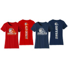 Women's Army Camo Football Crewneck T-Shirt product image