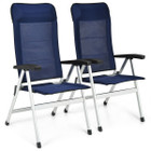 Patio Dining Chairs with Adjust Portable Headrest (Set of 2) product image