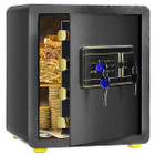 1.25-Cubic-Foot Steel Electronic Safe Box with Keypad & Key product image