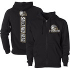 Men's Army Camo Football Zip-up Hoodie product image