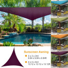11- or 13-Foot Sun Shade Sail Canopy product image