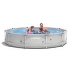 12-Foot Round Above-Ground Swimming Pool with Cover product image