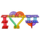 Magnetic Marble Run with Rocket Elevator by Magic Tiles® MagBuild™ product image