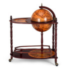 16th Century Italian Style Wood Globe Wine Bar product image