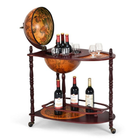 16th Century Italian Style Wood Globe Wine Bar product image