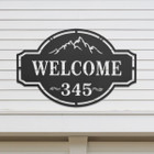 Personalized Family Name & House Number Sign product image