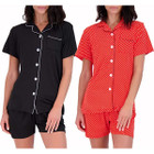 Women's Matching Shirt & Shorts Pajamas, Button-Down Style (2-Pack) product image