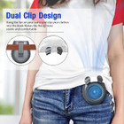 2-in-1 Portable Waist/Neck Clip Fan, 5,000mAh Rechargeable product image