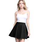 Women's Basic Stretchy Flared Casual Mini Skater Skirt product image