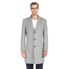 Men's Double- or Single-Breasted Peacoat Wool Blend Dress Jacket product image