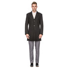 Men's Double- or Single-Breasted Peacoat Wool Blend Dress Jacket product image