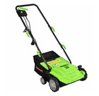 Ironmax 12-Amp Corded 13” Electric Lawn Dethatcher with 40L Collection Bag product image