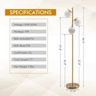 3-Globe Modern Floor Lamp product image