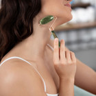 Rose Quartz or Jade Facial Roller & Guasha Tool by Seeboo® product image