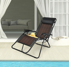 Zero Gravity Rattan Folding Lounge Chair product image