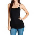 Women's Solid Spaghetti Strap Ultra-Soft Cami Tank Top (6-Pack) product image