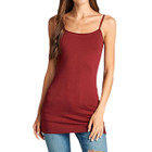 Women's Solid Spaghetti Strap Ultra-Soft Cami Tank Top (6-Pack) product image