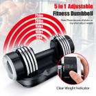 Goplus 5-in-1 Weight Adjustable Dumbbells product image