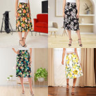 Women’s Printed High Waist Breathable Midi Skirt (3-Pack) product image