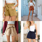 Women's Bowknot Tie Waist Shorts (4-Pack) product image