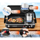 2-in-1 Gas Camping Grill and Stove with Detachable Legs product image