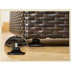 PawHut™ Rattan Dog Bed with Canopy and Cushion product image