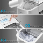 26-Pound Countertop LCD Ice Maker with Ice Scoop product image